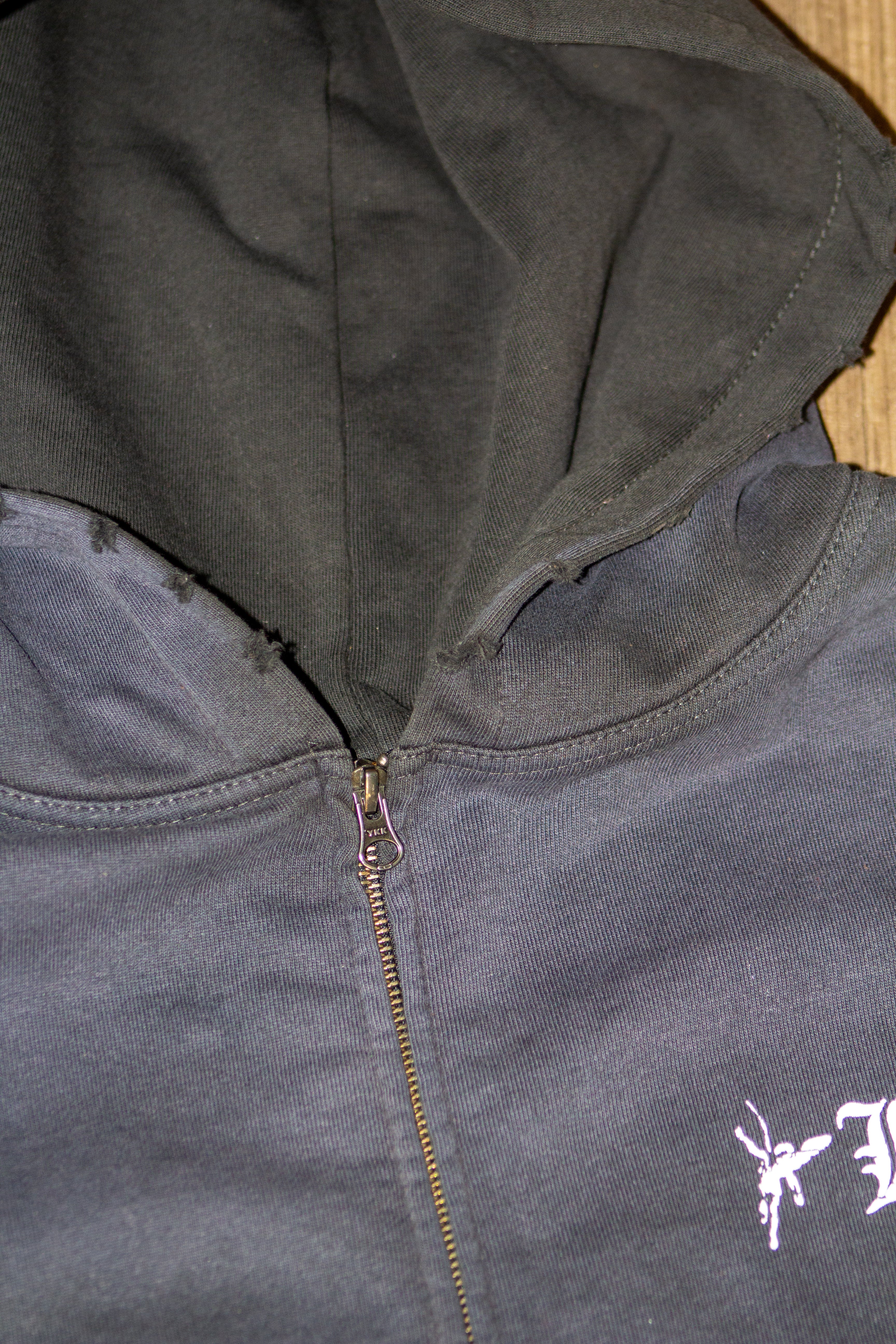 Vintage Black ZIp up