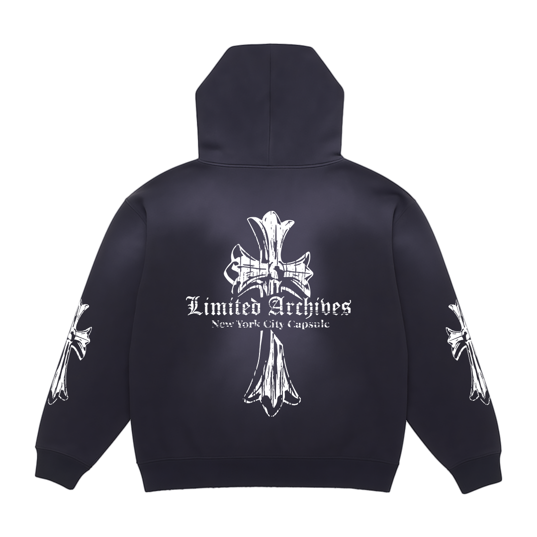 Vintage Black ZIp up